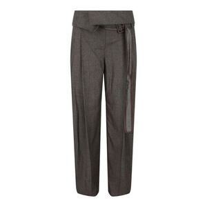 NWT Stella McCartney Oversized High Rise Wide Leg Harley Trouser Pant Size 36